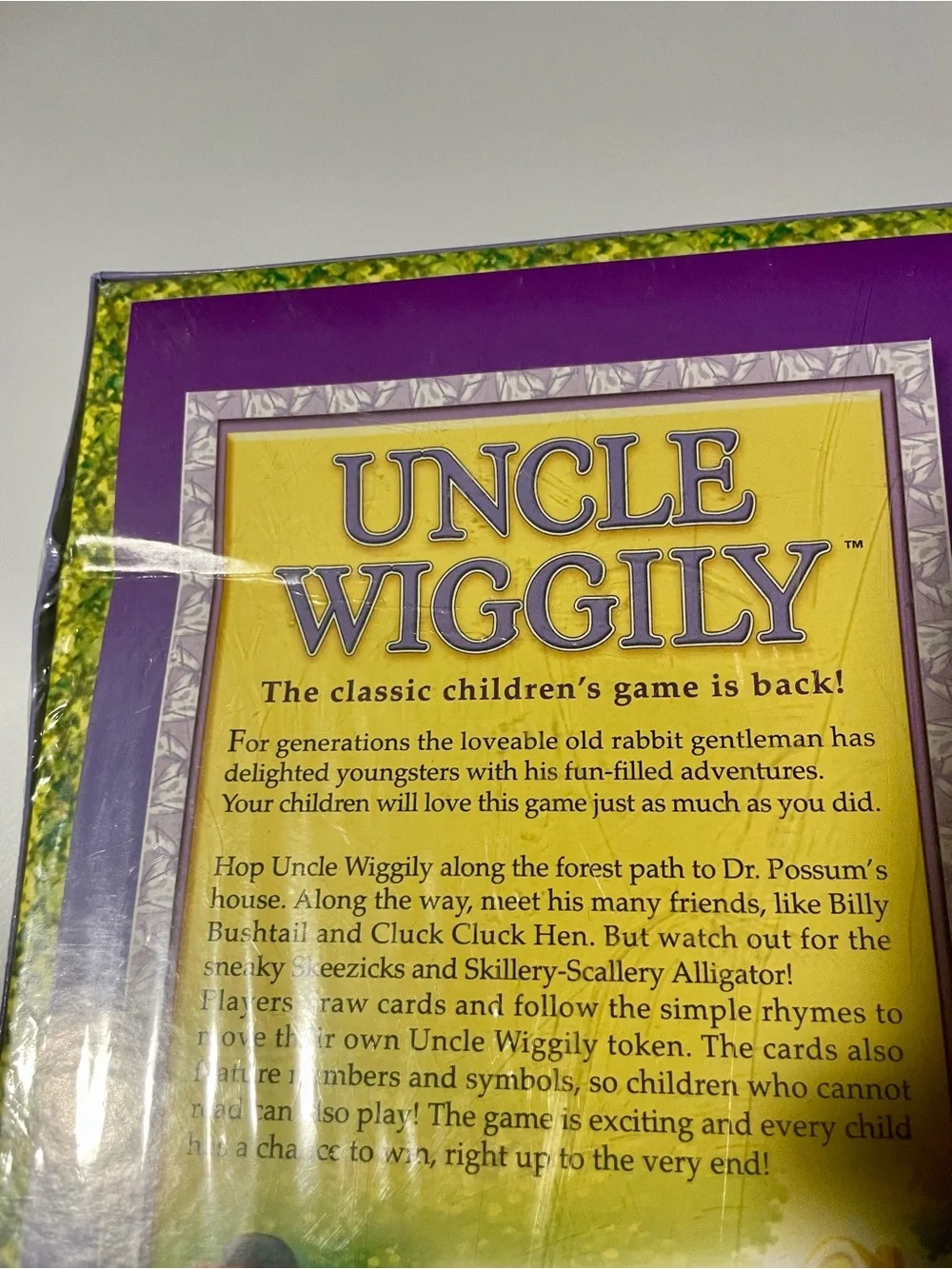 NIB Uncle Wiggily Board Game Winning Moves Classic Kids Game Sealed Disclaimer